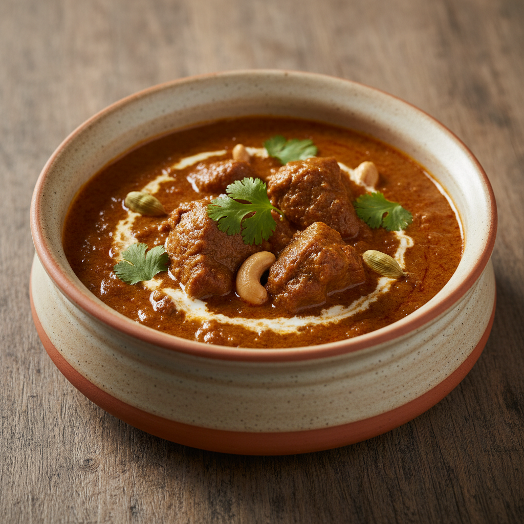 Ảnh món Cà ri cừu sốt hạt điều Mutton korma