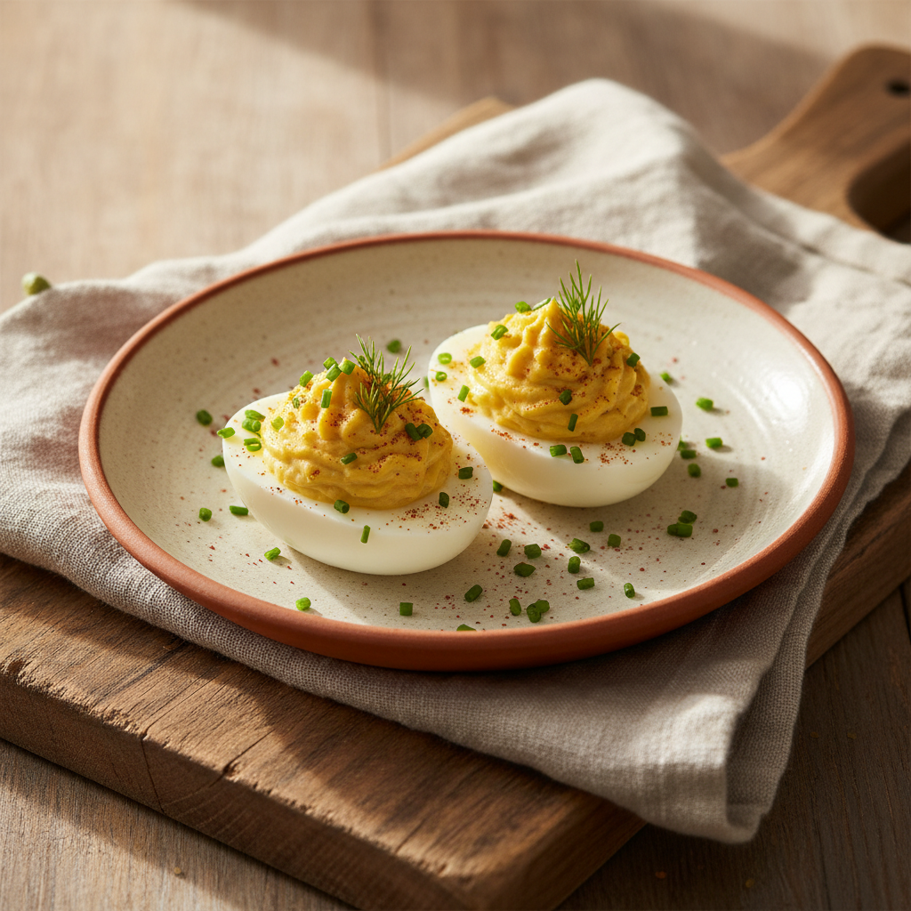 Ảnh món Trứng nhồi sốt mayonnaise kiểu Pháp