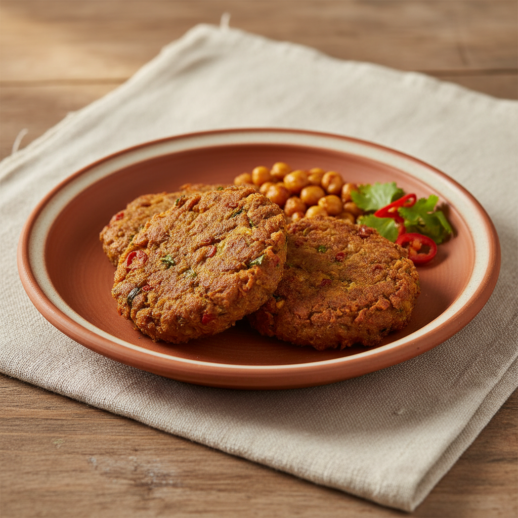 Ảnh món Chả cừu đậu chana chiên Shami kebab