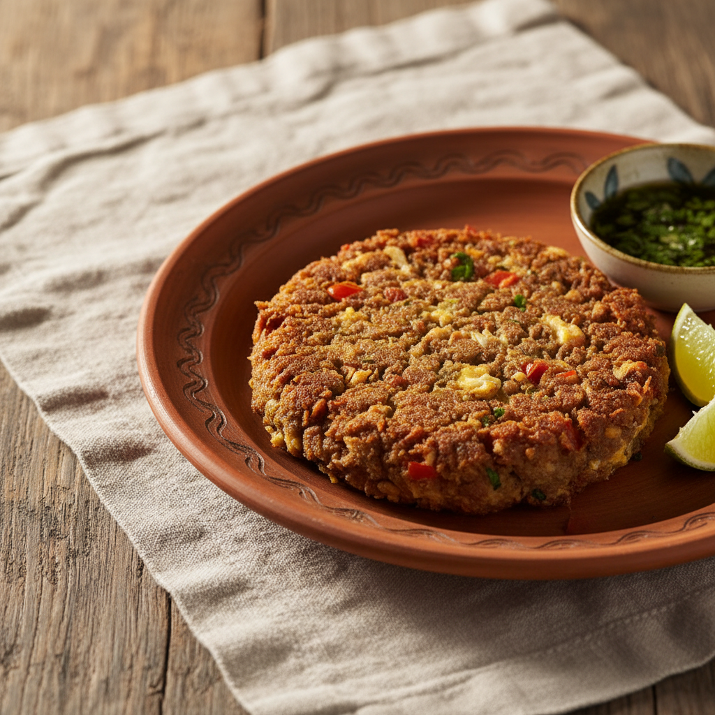 Ảnh món Chả bò dẹt Peshawar Chapli kebab