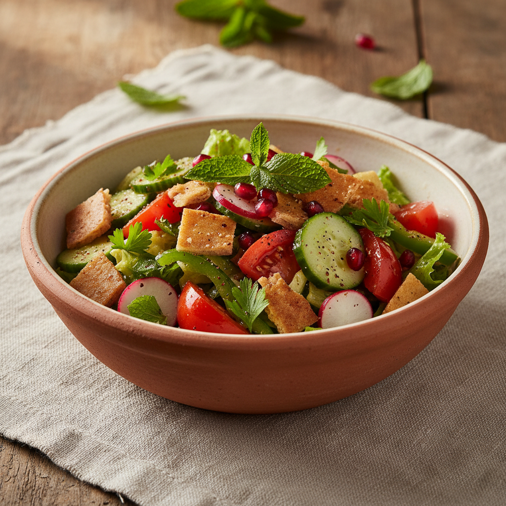 Ảnh món Salad bánh mì nướng Fattoush