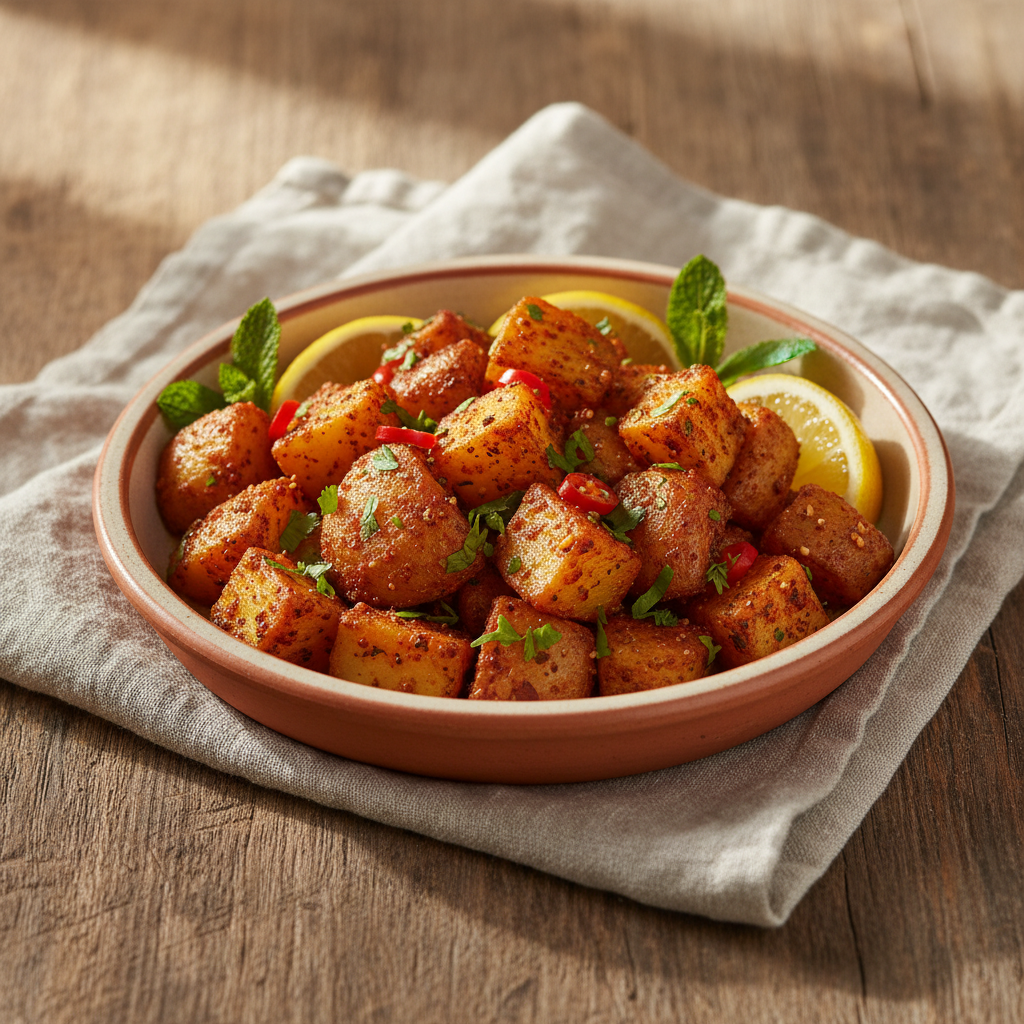 Ảnh món Khoai tây cay tỏi Batata Harra