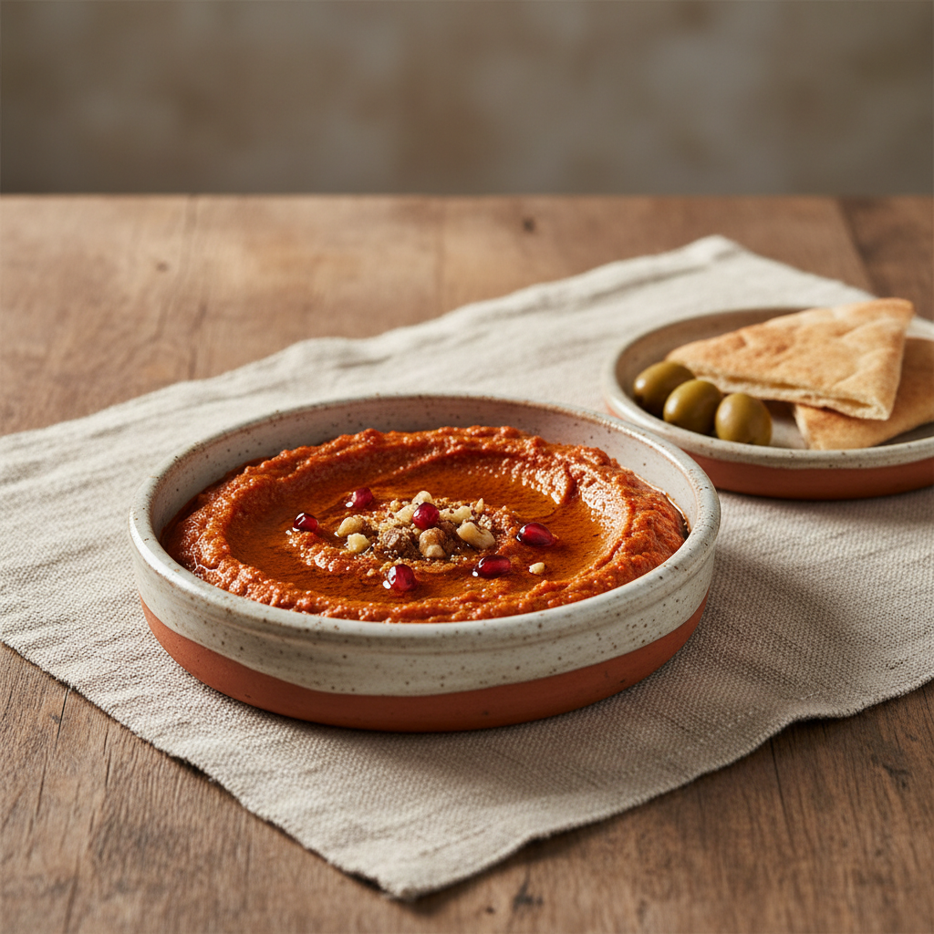 Ảnh món Sốt ớt chuông óc chó Muhammara