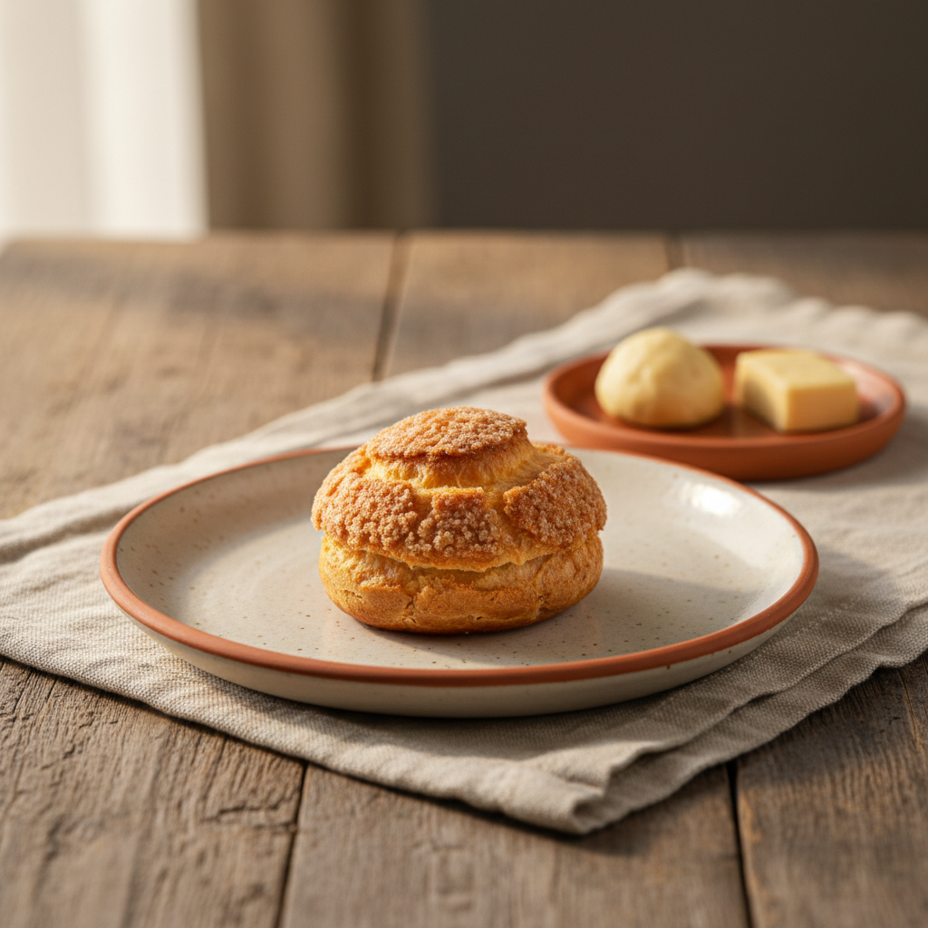 Ảnh món Bánh su vỏ giòn craquelin Chouquette