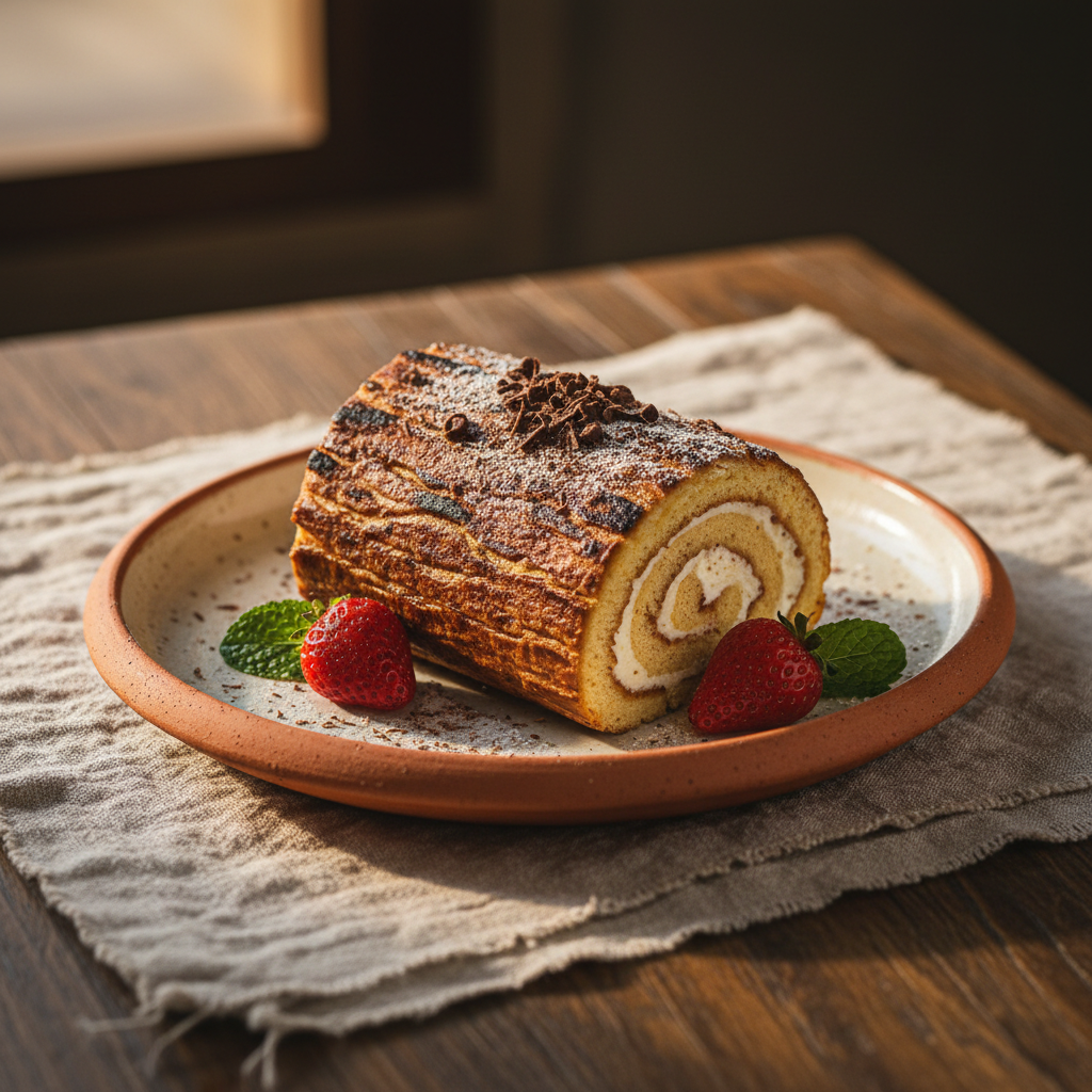 Ảnh món Bánh cuộn khúc củi Noel Bûche