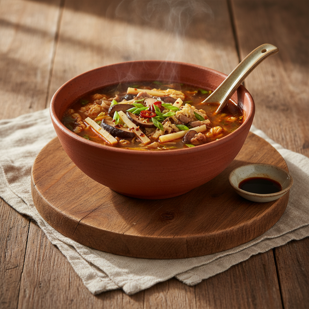 Ảnh món Canh chua cay Tứ Xuyên