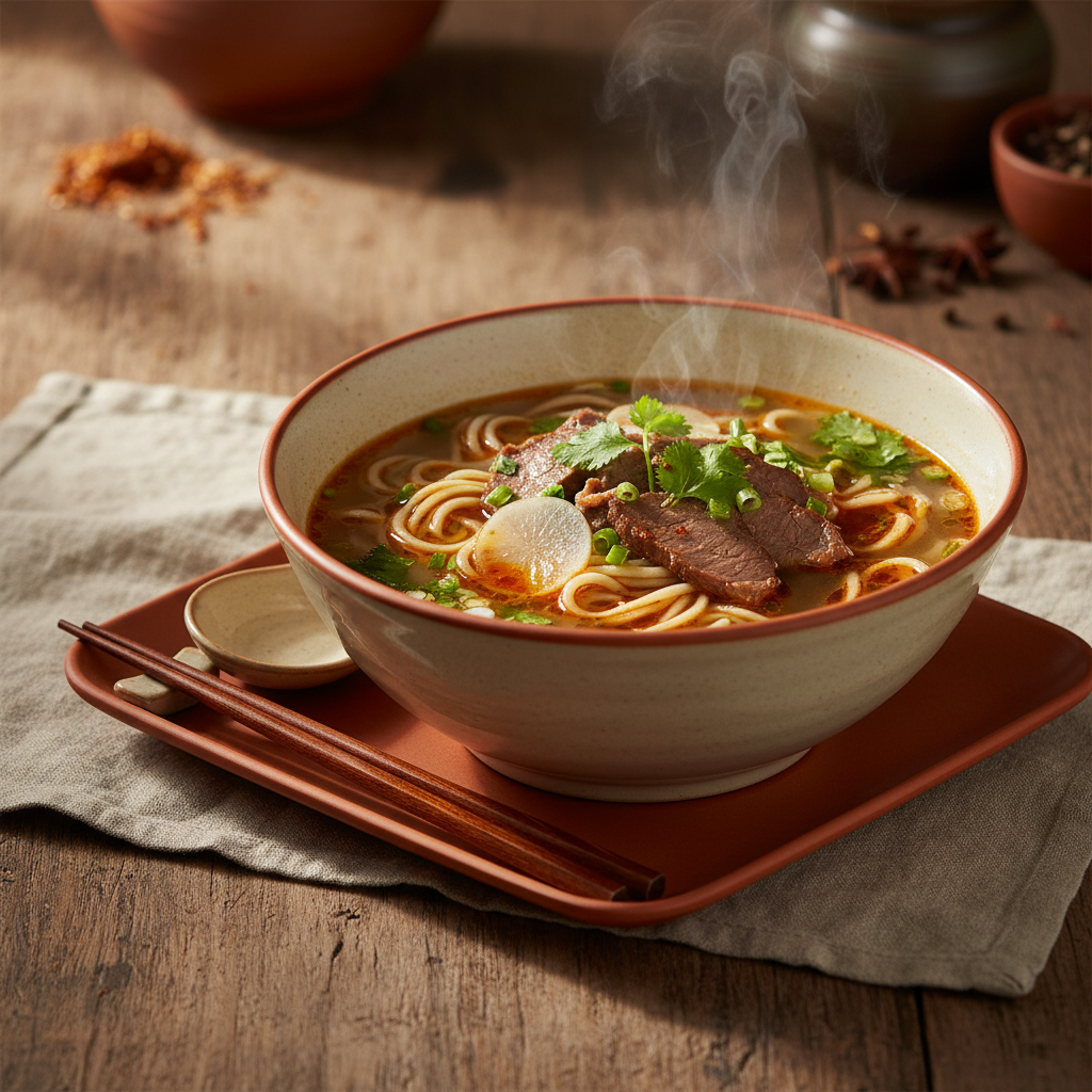 Ảnh món Mì bò Lan Châu