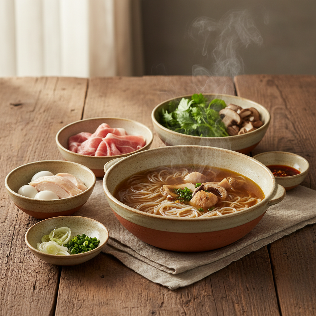 Ảnh món Bún qua cầu Vân Nam