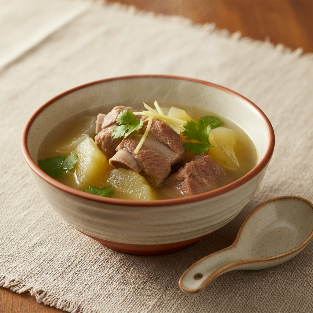 Ảnh món Canh bí đao sườn heo