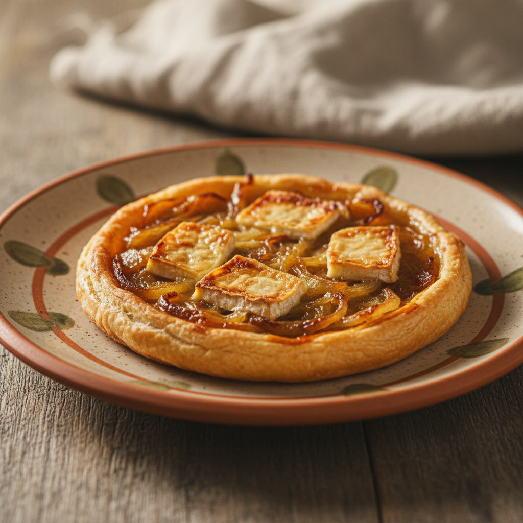 Ảnh món Tart hành tây caramel phô mai Munster