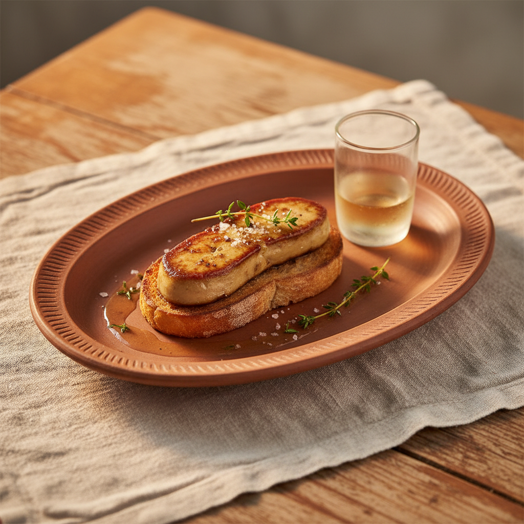 Ảnh món Gan ngỗng áp khuôn Terrine de foie gras