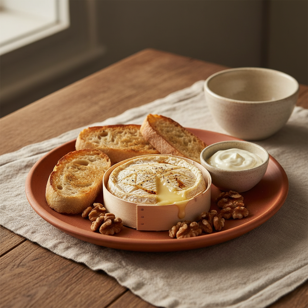 Ảnh món Phô mai Camembert nướng nguyên hộp