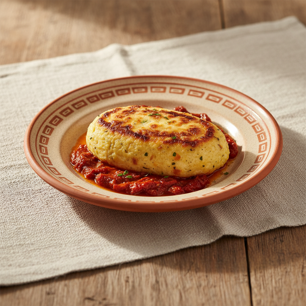Ảnh món Chả bột semolina nướng phô mai Quenelle lyonnaise