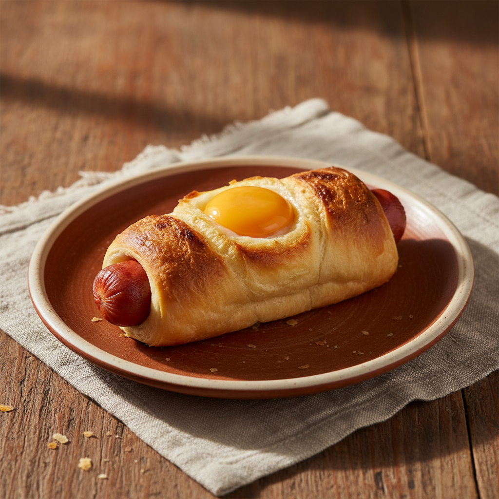 Ảnh món Xúc xích bọc bánh brioche Saucisson brioché