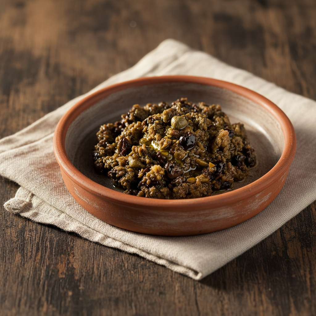 Ảnh món Sốt ô liu nụ bạch hoa Tapenade