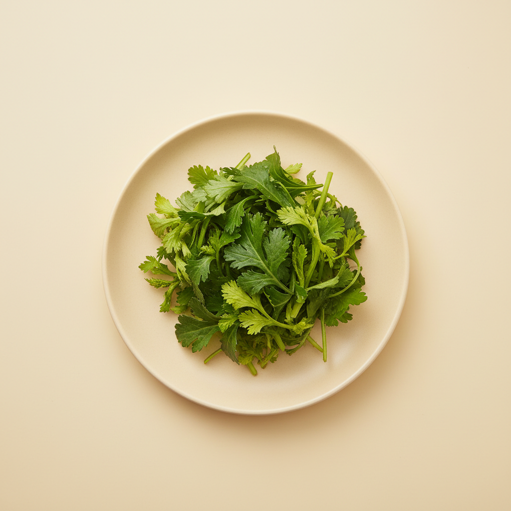Photograph of Chrysanthemum greens