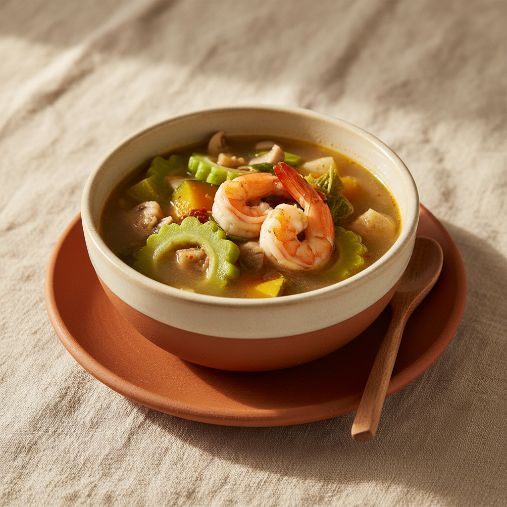 Ảnh món Canh rau củ tiêu Thái