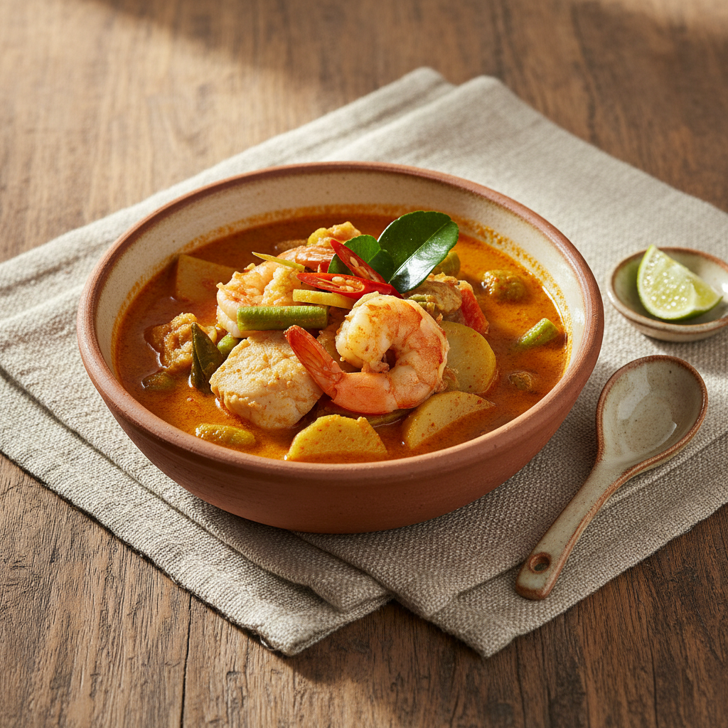 Ảnh món Canh chua cà ri Thái