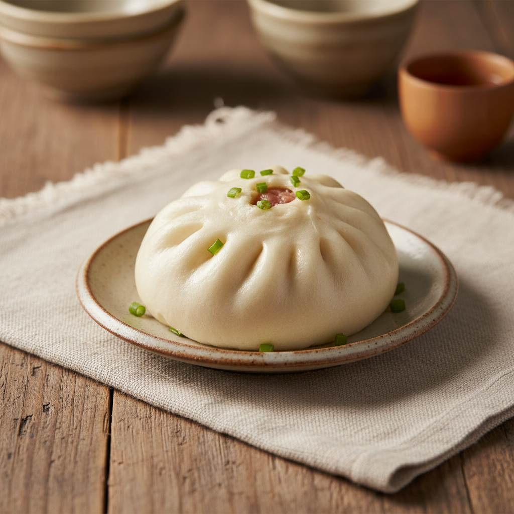 Ảnh món Bánh bao nhân thịt trứng cút