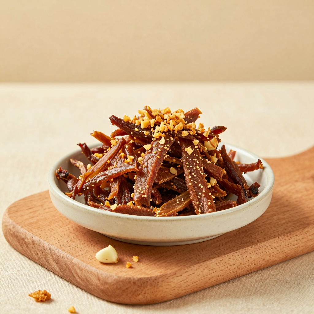 Ảnh món Khô heo cháy tỏi